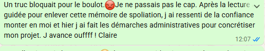 témoignage 5 lectures karmiques